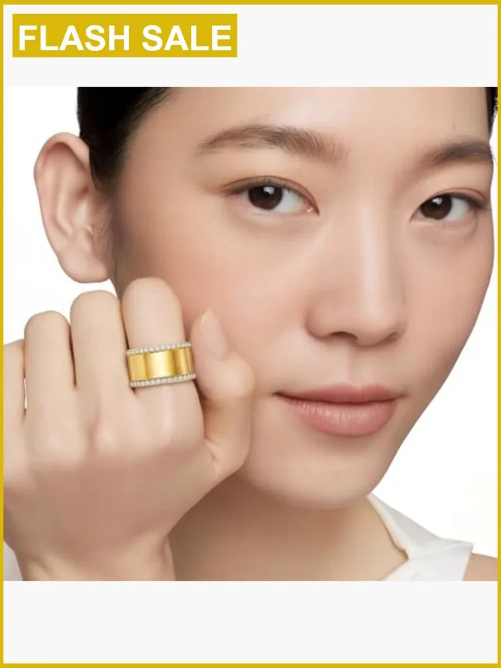 3-Pack Stacking Rings for Oura Gen 3 & 4, 18K Gold CZ Bands, Stackable Smart